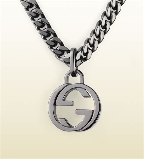 gucci necklace womens silver|gucci interlocking g heart necklace.